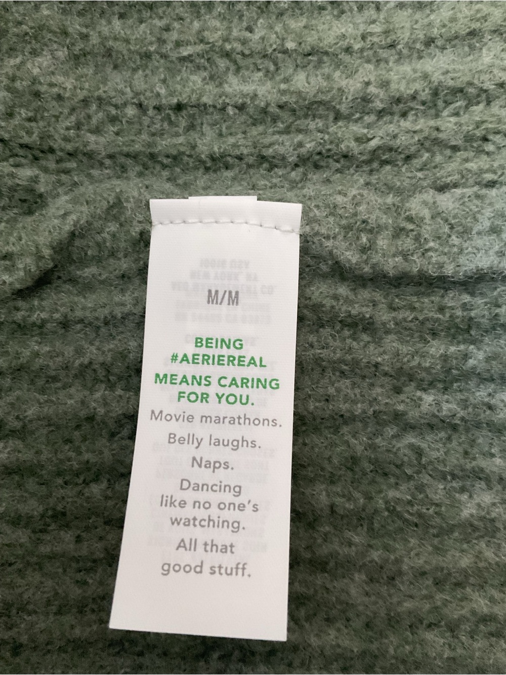 aerie Olive Green Ribbed Button-Up Short Sleeve Cardigan - Picture 6 of 9